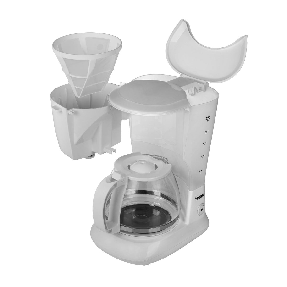 Tristar -  Koffiezeparaat tri 1.25l 750w wit | 4 stuks