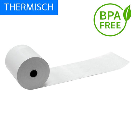 Klika -  Thermorol BPA-vrij, 55 g, breedte 80 mm, diameter +- 80 mm, asgat 12 mm, lengte 73 m (afbeelding 2)