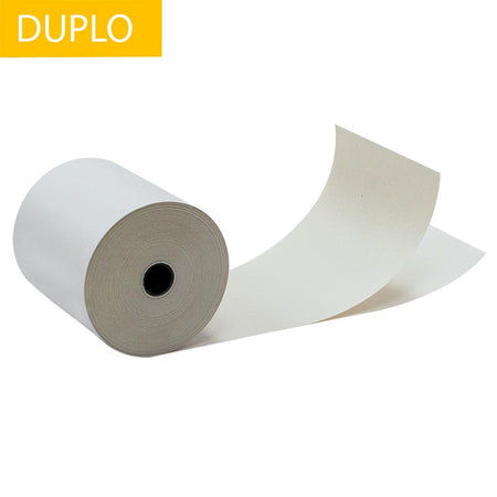 Klika -  Kassarol duplo, breedte 76 mm, diameter +/- 70 mm, asgat 12 mm, lengte 25 m, wit-geel (afbeelding 2)