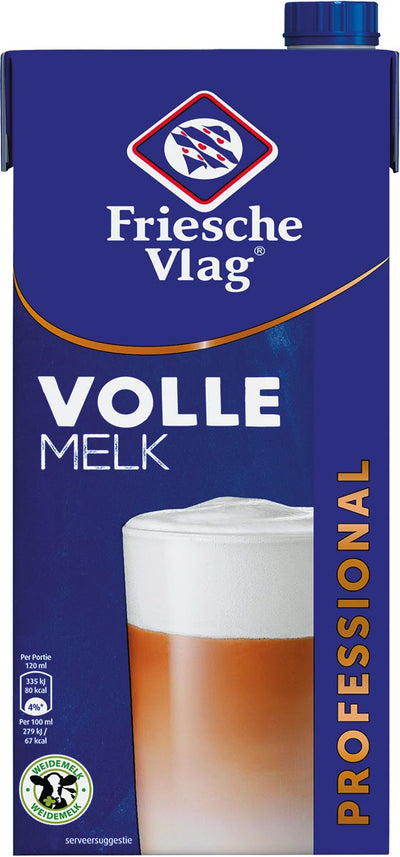 Friesche Vlag -   Langlekker melk, pak van 1 liter, volle melk