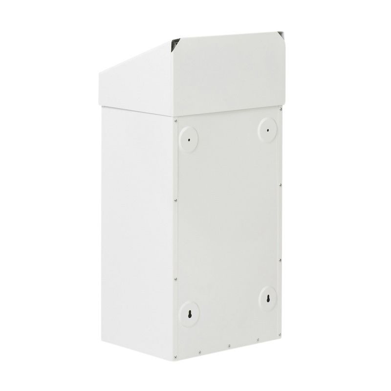 Vepa Bins -  Afvalbak met pushdeksel 50 liter wit