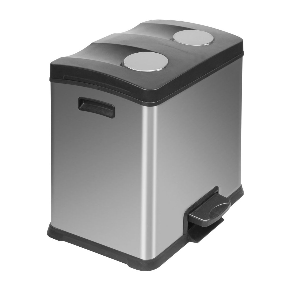 EKO - EKO PEDAL BIN REGEN 2 x 12 l, Silber