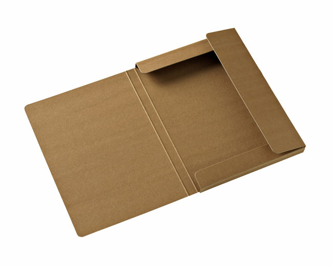 Djois -  Elastobox kraft line a4 3 kleppen br