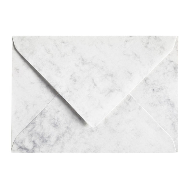 Papicolor -  Envelop  c6 114x162mm marble grijs