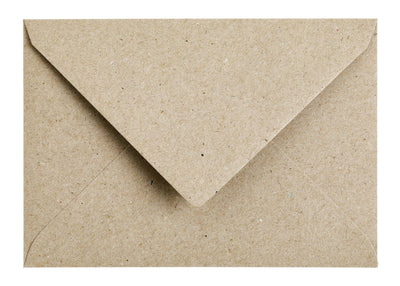 Papicolor -  Envelop  c6 114x162mm kraft grijs