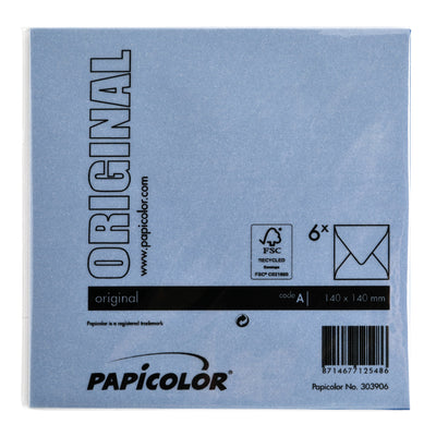 Papicolor -  Envelop  140x140mm donkerblauw