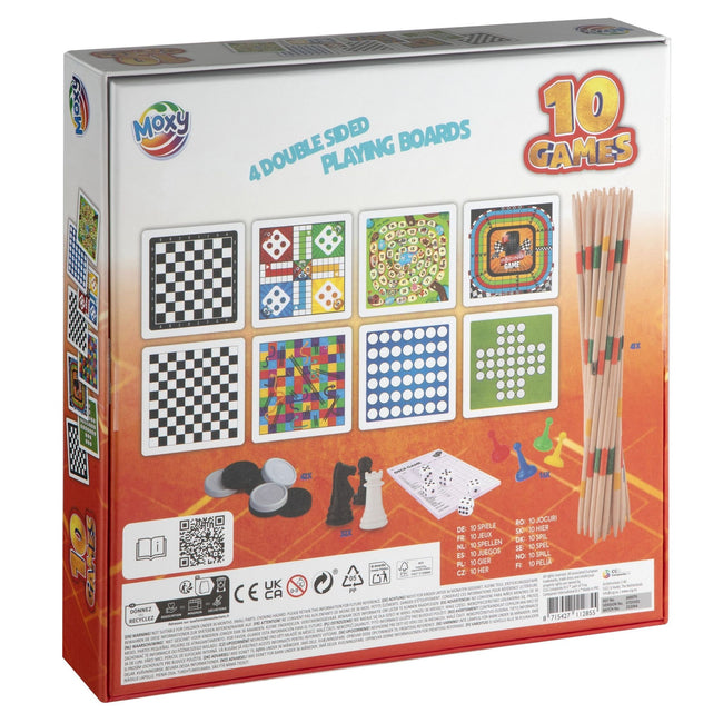 Moxy -  Spellendoos  10 in 1 | 8 stuks