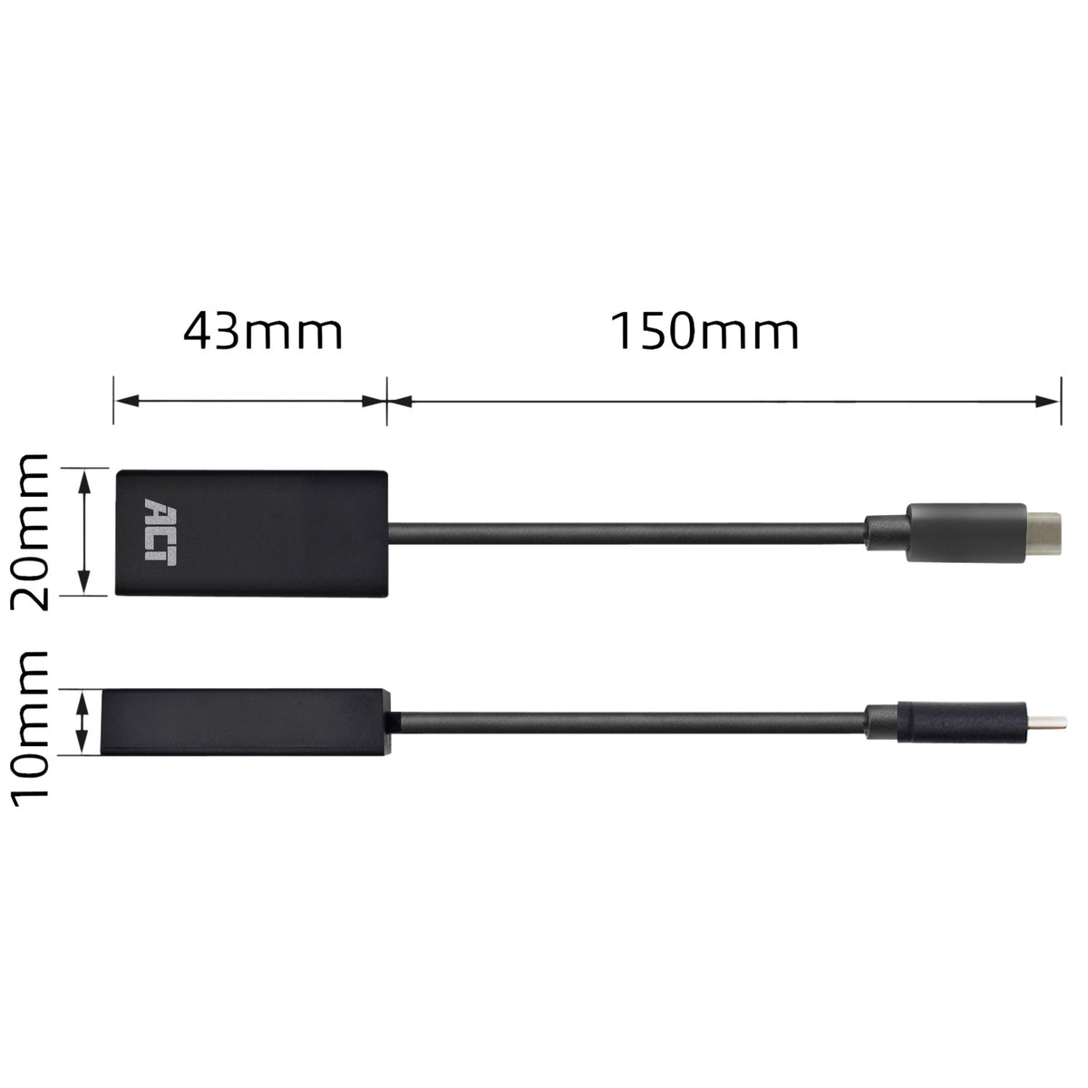 ACT -   USB-C naar HDMI adapter