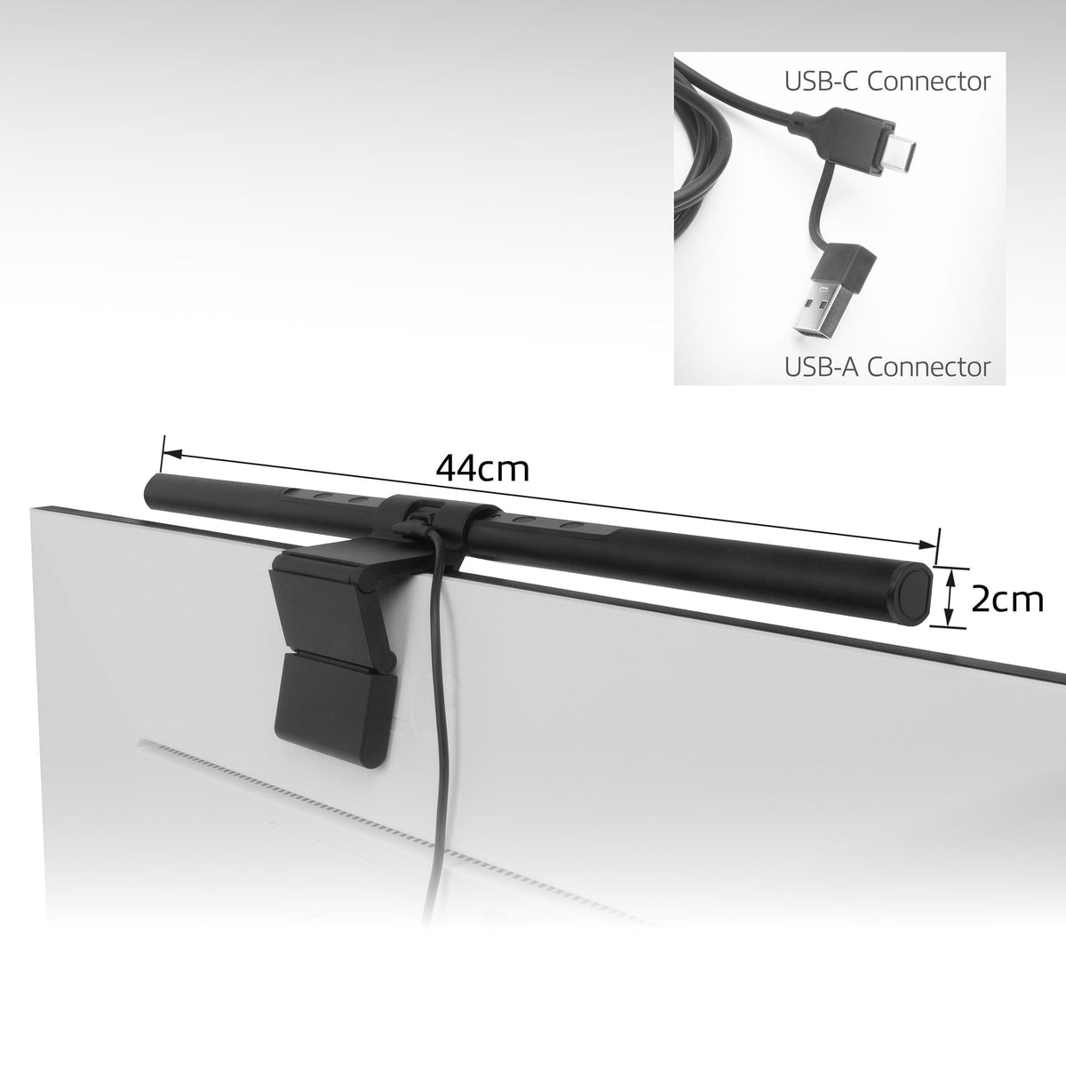 ACT -   Monitor ledlamp, dimbaar, voeding via USB