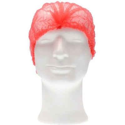 CMT -  Haarnet  clip non-woven m 49cm pp rood