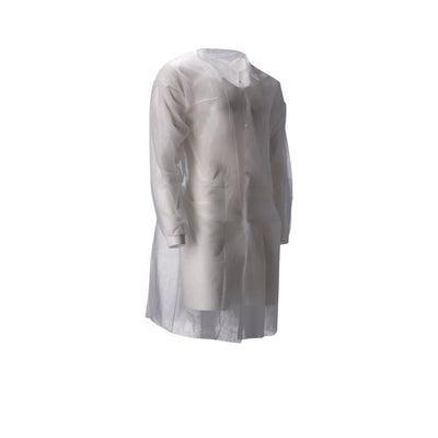 CMT -  Bezoekersjas  l non-woven drukknopen 104cm wt