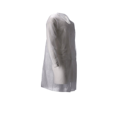 CMT -  Bezoekersjas  l non-woven drukknopen 104cm wt