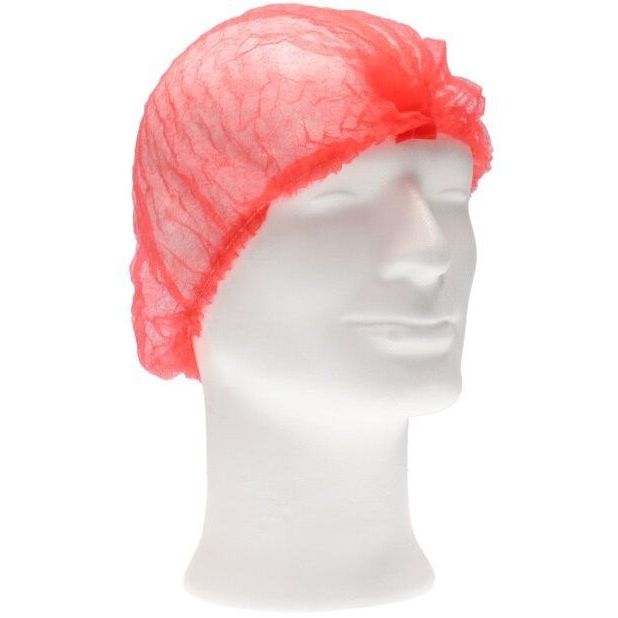 CMT -  Haarnet  clip non-woven l 53cm pp rood