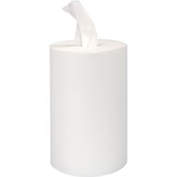 Klika -  Poetspapier, 1-laags, kernloos, 20cm, 115m, cellulose, wit, 12 rol (afbeelding 2)