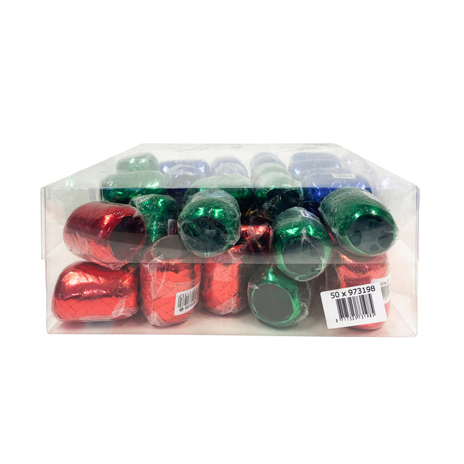 Haza - Cinta de polietileno 5mm x 20m 50 piezas metálicas surtidas | 50 piezas
