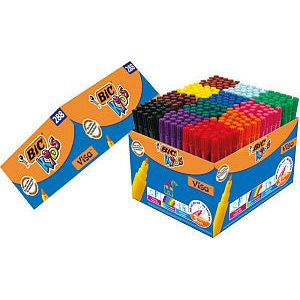 Bickids - Marqueurs de couleur pour enfants Visa Fine Assorti Schoolbox de 288 pièces