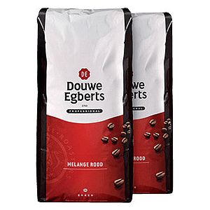 Douwe Egberts - Koffie douwe egberts bonen melange rood 3kg | Pak a 3000 gram