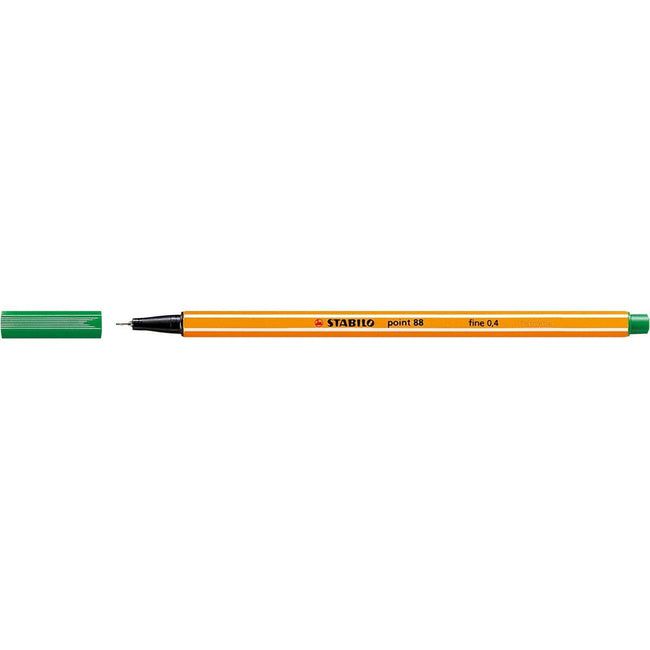 STABILO -  point 88 fineliner, donkergroen