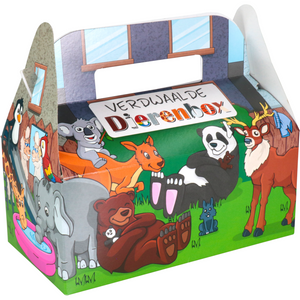 Depa -  Kidsbox | Verdwaalde dieren | 225x120x95mm | karton | 50 stuks