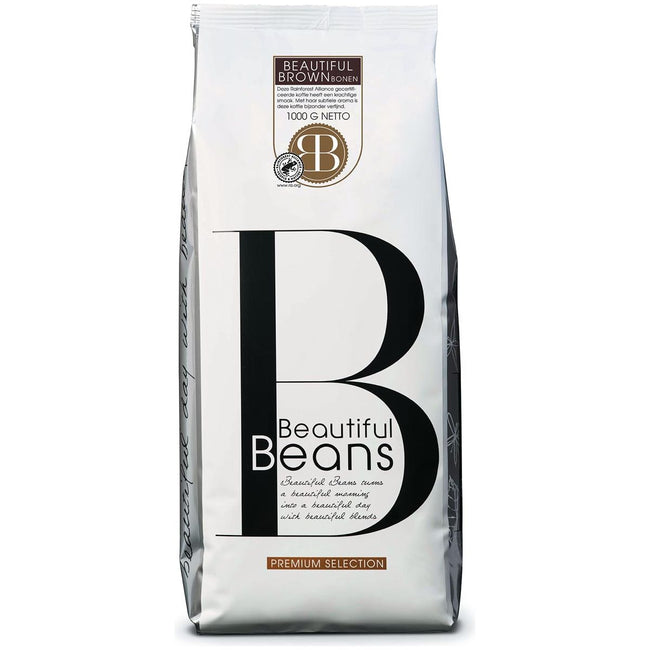 Beaux grains - belles grains de café grains aubier marron, 1 kg sac