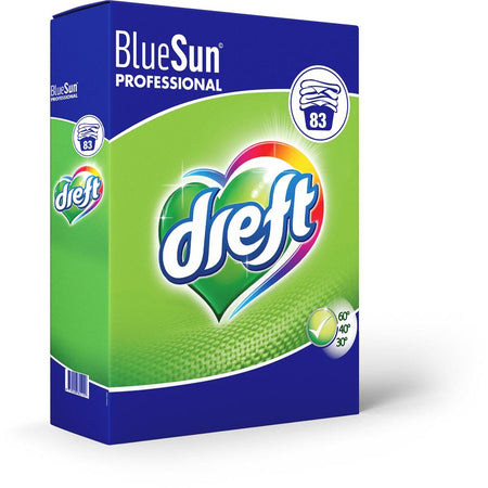 Dreft - Blue Detersivo professionale, scatola da 5,4 kg, 83 lavaggi