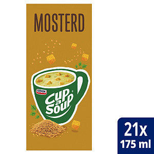 Unox - Cup-a-Soup mosterd, pak van 21 zakjes