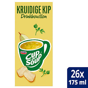 Unox - Cup-a-Soup drinkbouillon kruidige kip, pak van 26 zakjes