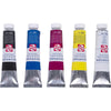 Talens - gouache Extra Fine tube de 20 ml, boîte de 5 tubes de couleurs assorties