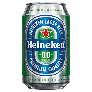 Heineken - Bier heineken 0.0 blik 330ml | Tray a 24 blik x 330 milliliter