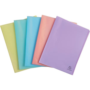 Exacompta -  lbum Chromaline, 40 tassen, geassorteerde pastelkleuren