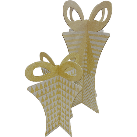 Klika -  Decoratiecadeautje | 70x50cm | PE | goud | 10 stuks