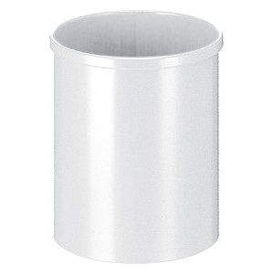 Corbeille à papier Vepabins ronde 15 litres blanc
