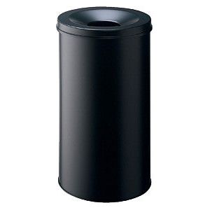 Durable - Afvalbak + vlamdover a2910-199 rond 60 liter zwart | 1 stuk