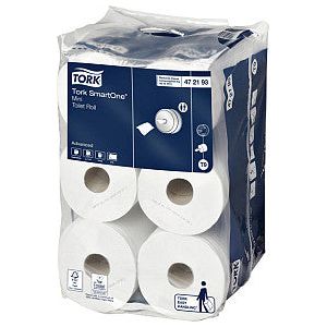 Tork - papier toilette Smartone® Mini T9 Adv 472193 | Box a 12 rouleau