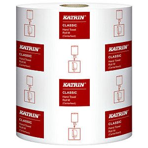 Katrin - Handdoekrol katrin 2-laags wit medium 150mx205mm | Doos a 6 stuk