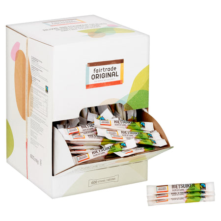 Fair Trade Original - Bâtonnets de sucre de canne Fairtrade Original 600 pièces