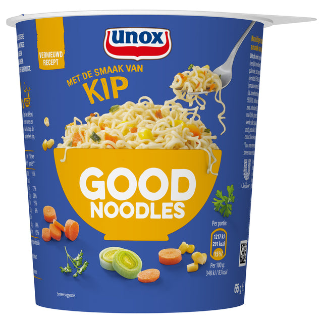 Unox - Good Noodles Chicken Cup | Pièce d'une tasse | 8 pièces