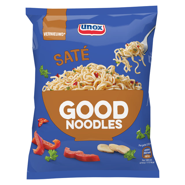 Unox - Good Noodles Sate | Box a 11 sac