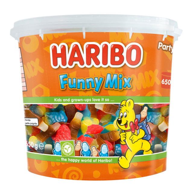 Haribo - Mélange drôle 650gram | Pot un 650 grammes