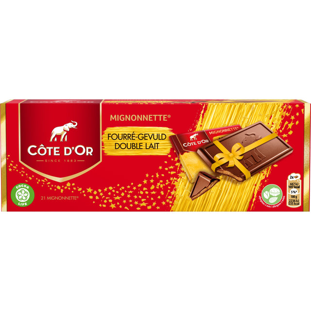 Côte d'Or - Mignonette au chocolat Double Lait 21x10 grammes