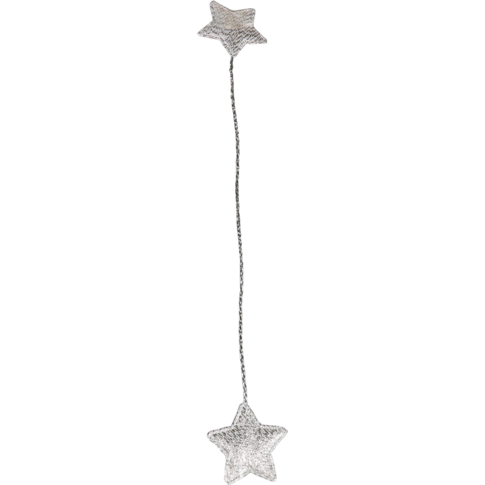 Klika - Stars on Wire 18cm Silver | 24 pièces