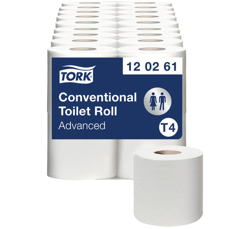 Tork - Carta igienica T4 Advanced 2 strati 493 fogli bianco 120261 | 6 pezzi