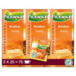Pickwick - Té Rooibos con Miel 25x1.5gr | 3 piezas