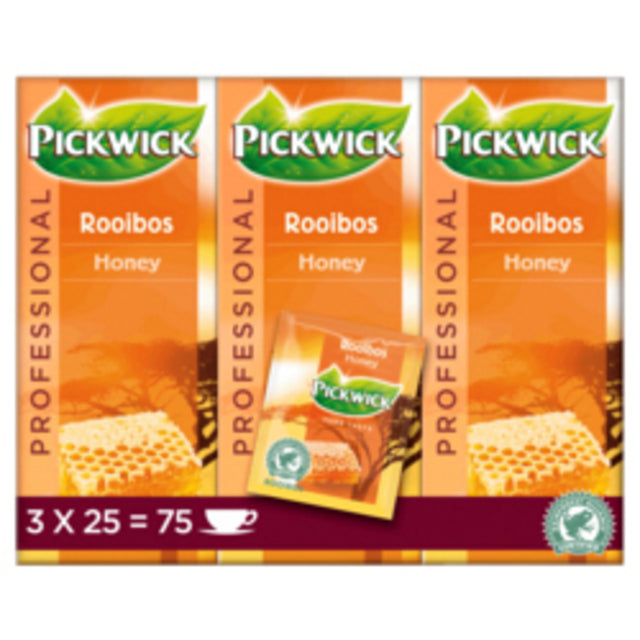 Pickwick - Thee rooibos honey 25x1.5gr | 3 stuks