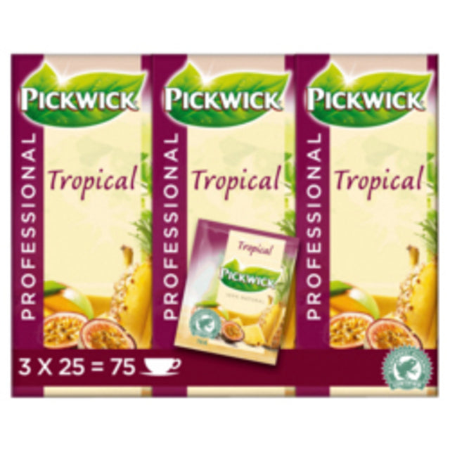 Pickwick - Thee tropical 25x1.5gr met envelop | 3 stuks