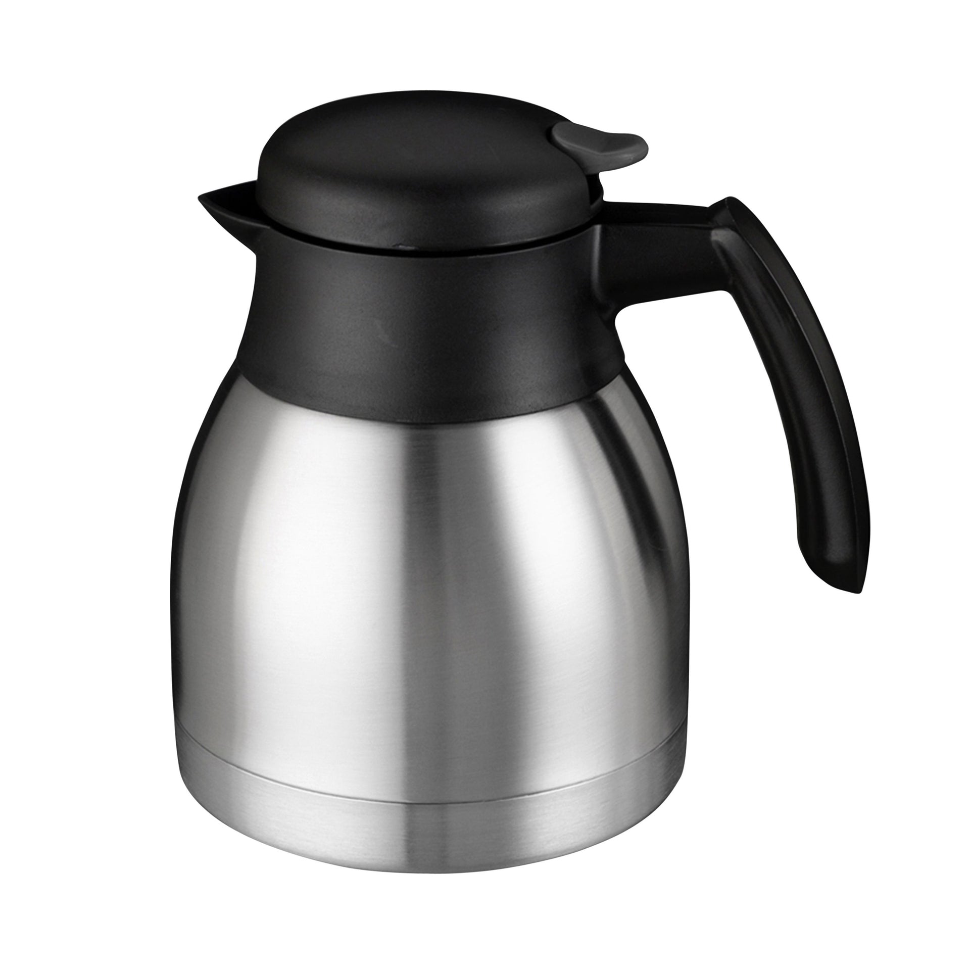 Bravilor - Thermos a doppia parete da 1 litro in acciaio inox nero
