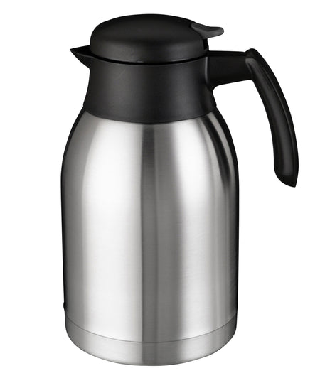 Bravilor -  Thermoskan  dubbelwandig 2 liter rvs zwart