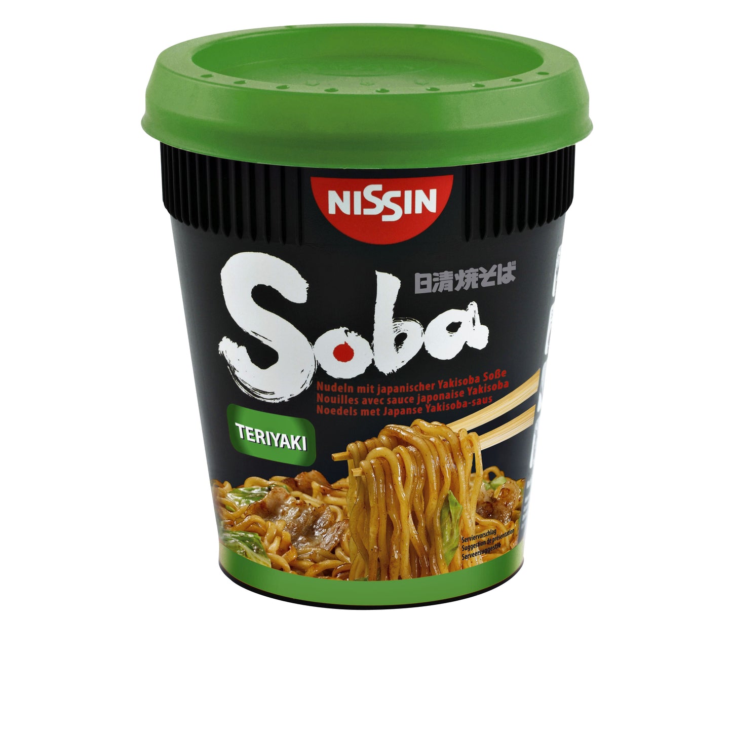 Nissin - Noodles Soba tazza teriyaki | 8 pezzi