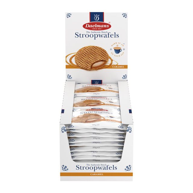 DAELMANS - Stroopwafels Daelmans Jumbo 36x1st | Außenschachtel ein 36 Stück