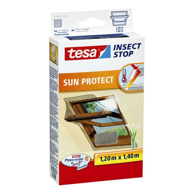 Tesa - Insectenhor 55924 voor dakraam 1,2x1,4m zwart